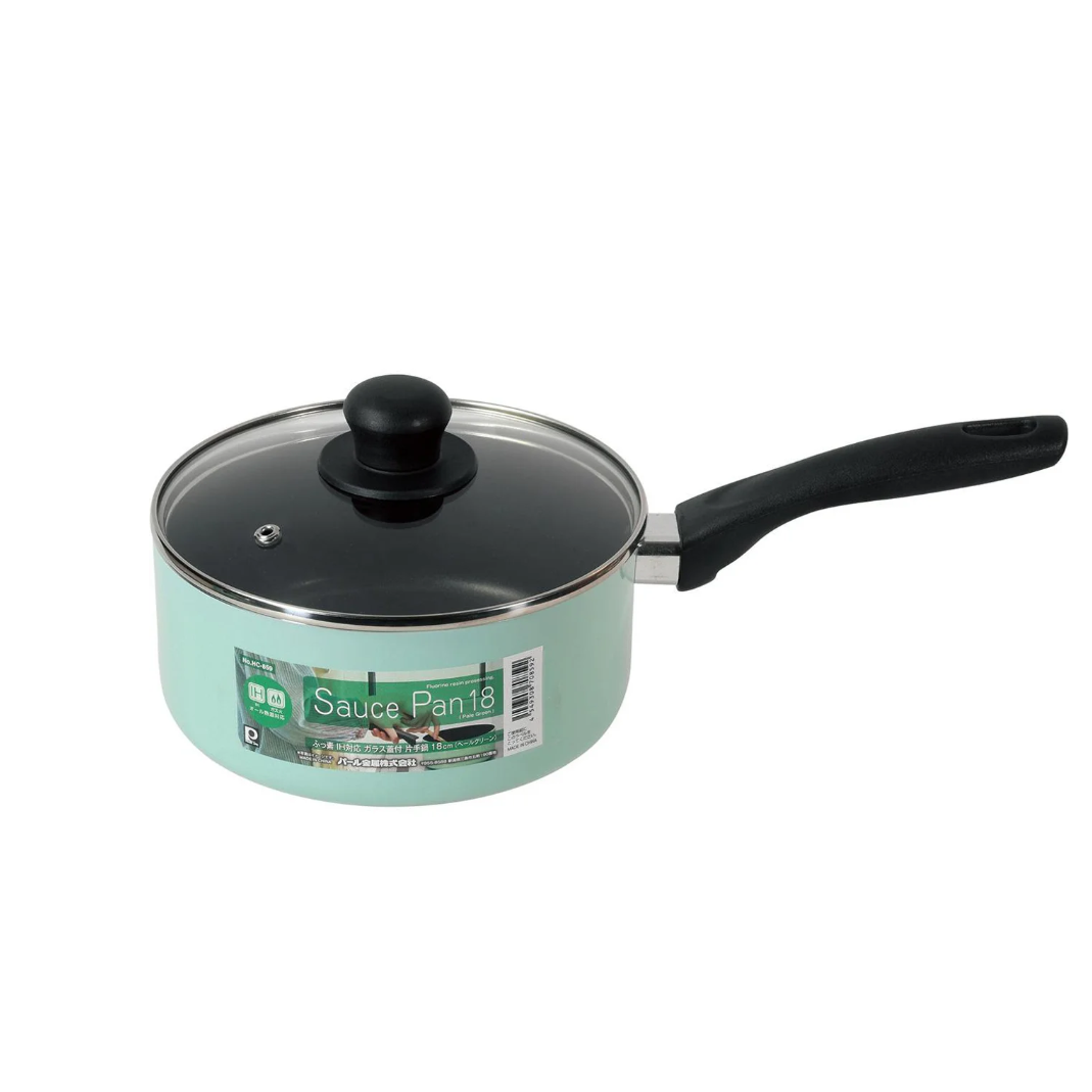 IH Sauce Pan with Lid 18cm Mint