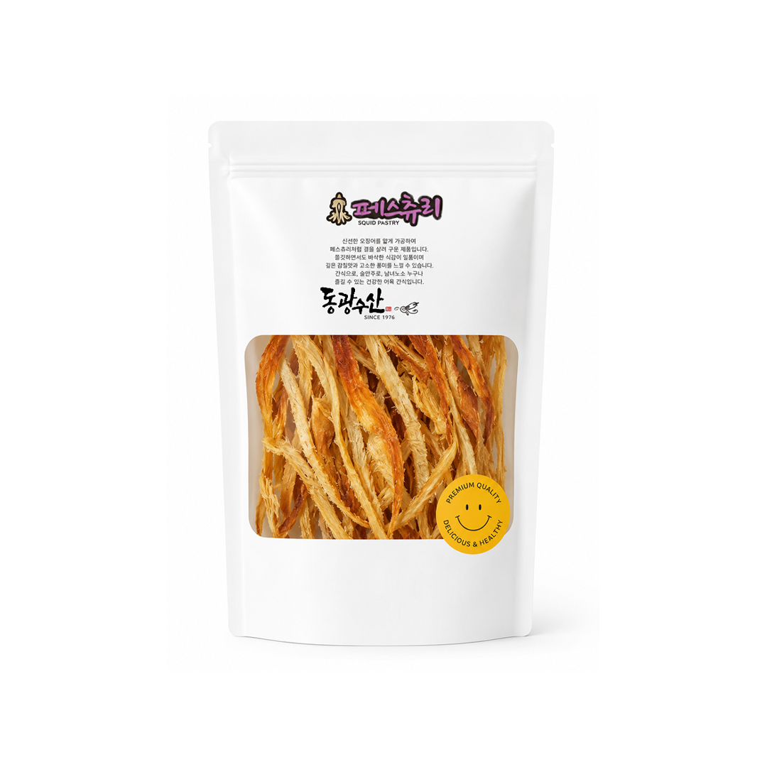 DONGKWANG BBQ Seasoned Dried Squid Pastry 바베큐 페스츄리 100g