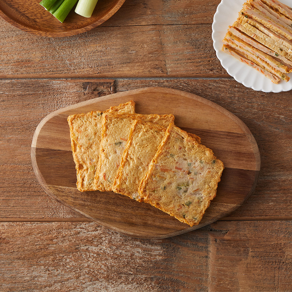 SAMJIN Small Vegetable Square Fishcake 꼬마 야채 사각 어묵 240g