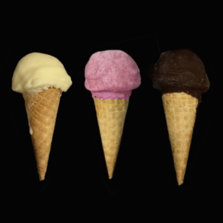 MINI POP GELATO ChocoBerryVanilla 8ea