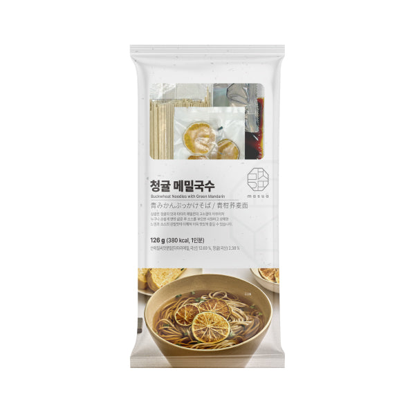 Buckwheat Noodles w/Green Mandarin 청귤 메밀국수 1인분