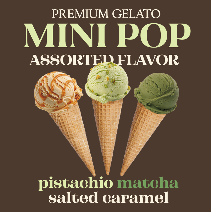 MINI POP GELATO Assorted Flavor 8ea