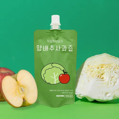 Cabbage Apple Juice 착즙남 양배추사과 주스 30포