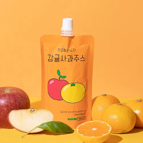 Tangerine Apple Juice 착즙남 감귤사과주스 30포